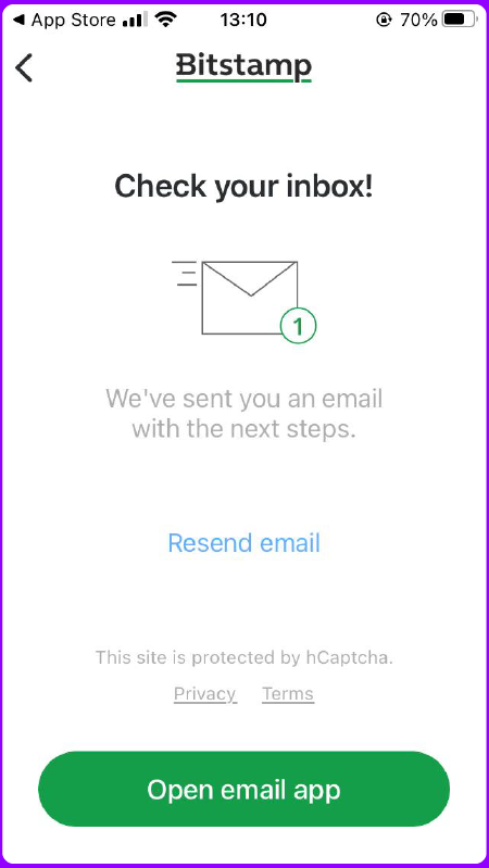 Confirm email