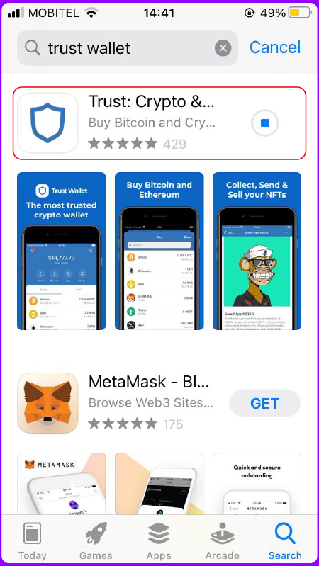 Download wallet