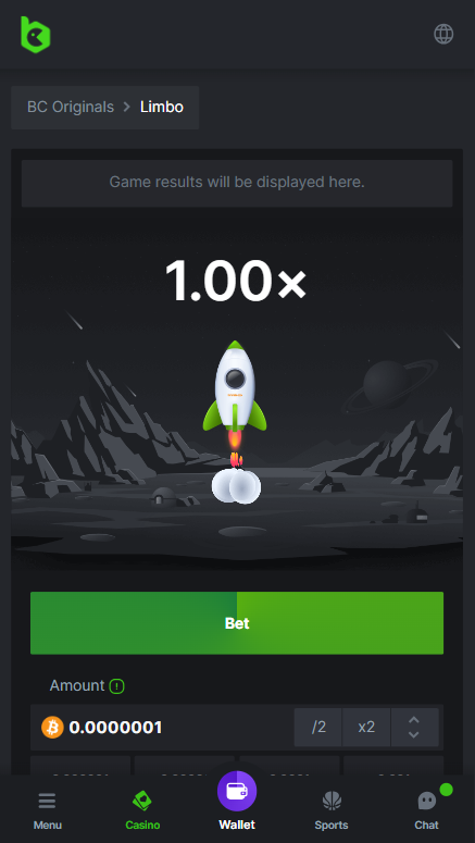 bc.game's limbo game