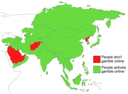 Online gambling in Asia as it actually is
