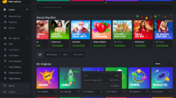 BC.Game casino game lobby