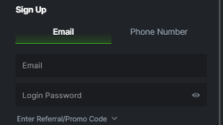 BC.Game Signup Screenshot