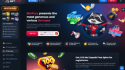 BetFury Bonuses Screenshot