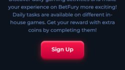BetFury Daily Tasks Screenshot