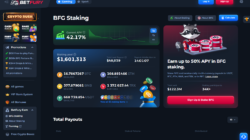 BetFury Staking Screenshot