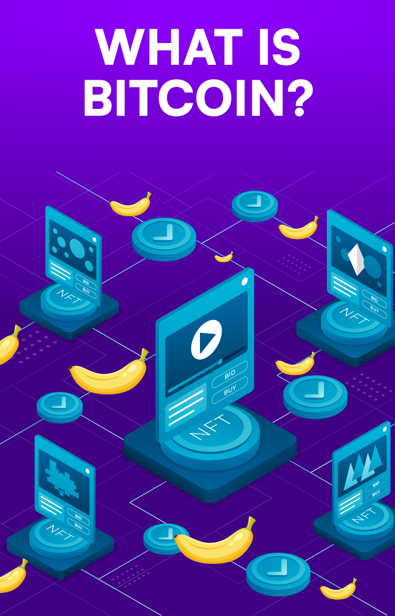 graphical simplification of what is bitcoin