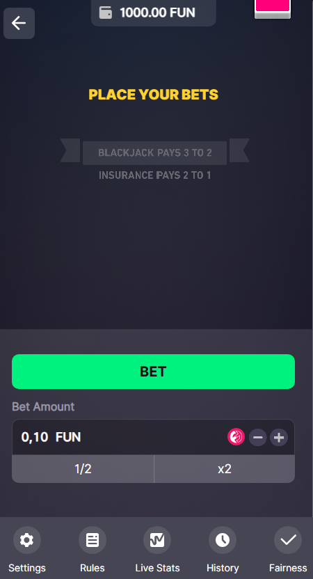 bitstarz blackjack