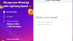 BitStarz Signup Screenshot