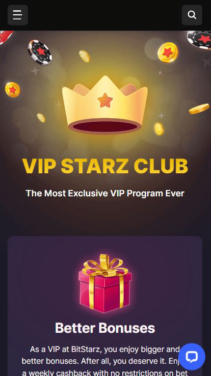 BitStarz' vip section