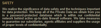 Data Safety Example