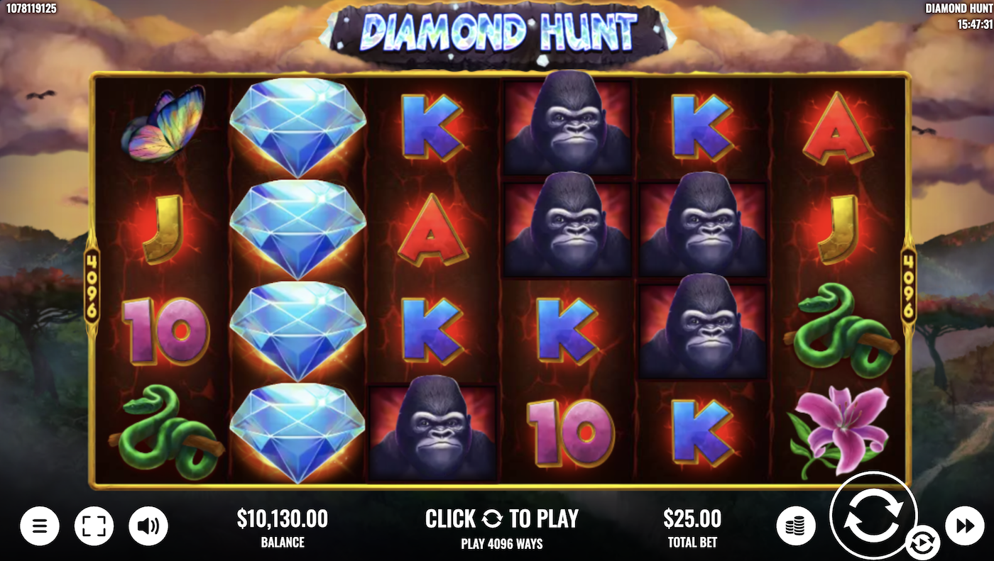 diamond hunt online slot