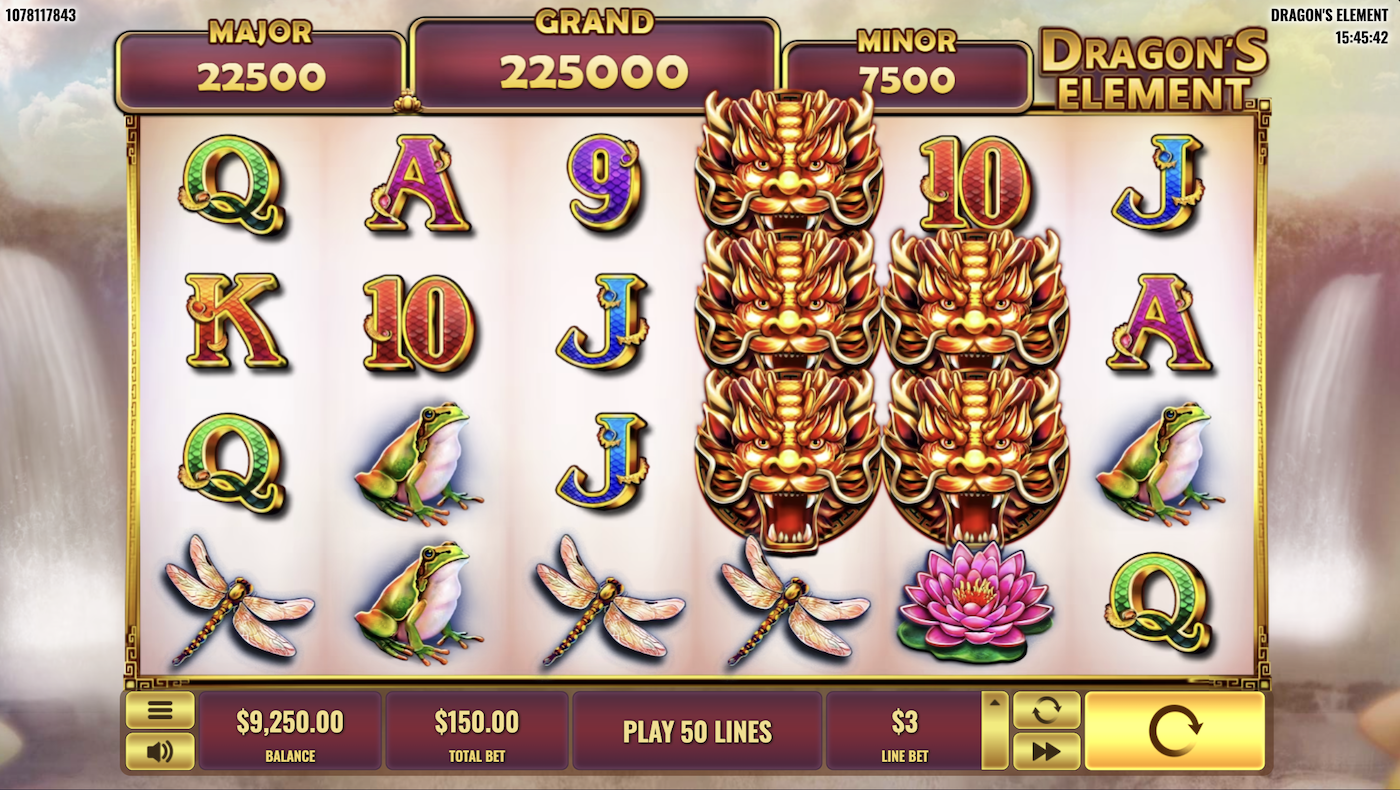 dragons element online slot
