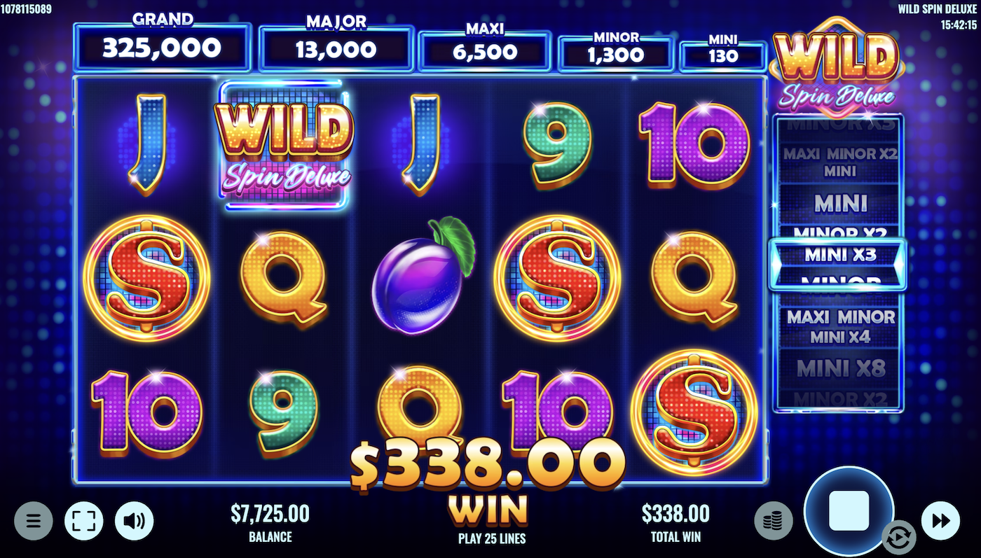 wild spin deluxe online slot