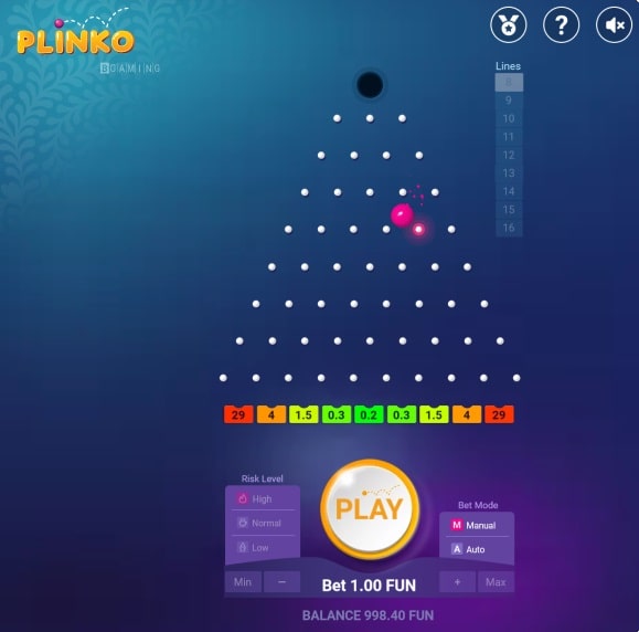 Plinko BC Gaming