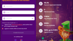TrustDice Signup Screenshot