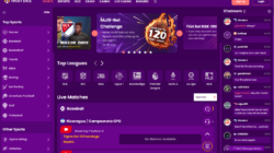 TrustDice Sports Lobby Screenshot
